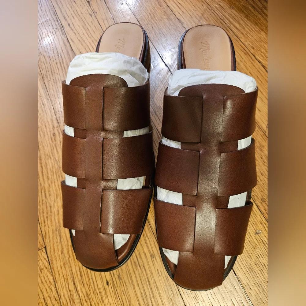 Madewell The Dixson Fisherman Mule Size 10 New In Box - Picture 4 of 8